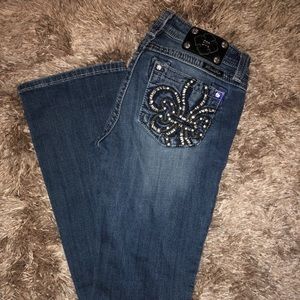 Girls Miss Me Bootcut Jeans